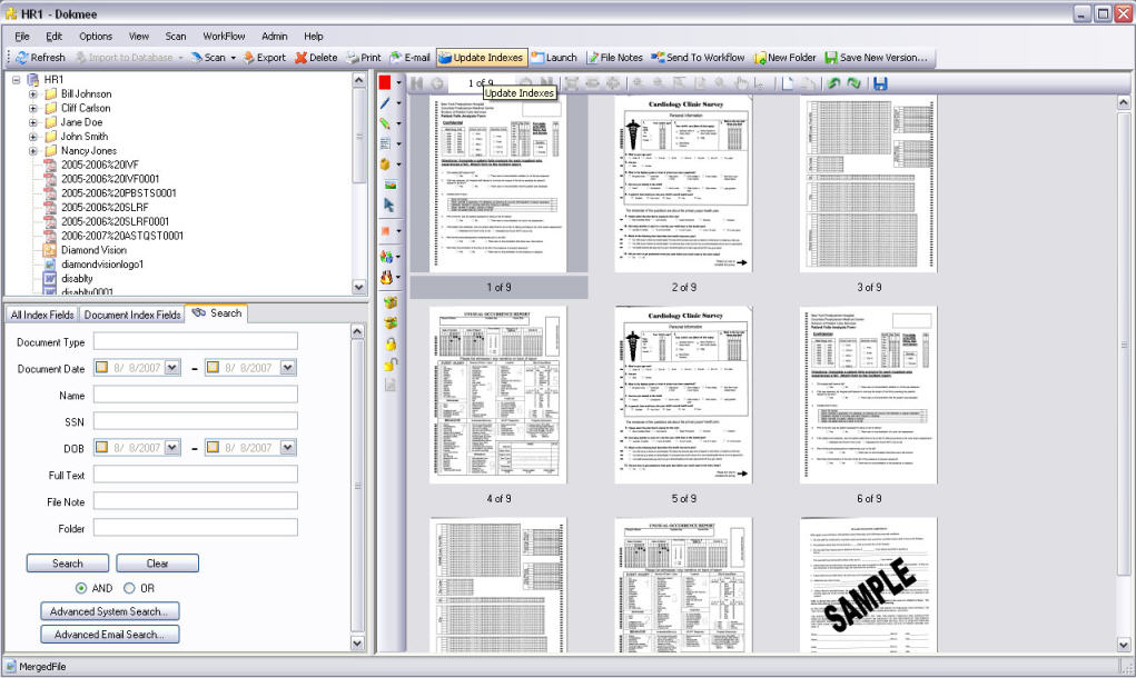 simple document management software